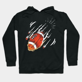 American Football Stylish Fireball Hoodie